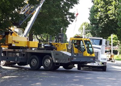 Machinerie grue grove - Service Abattage Arbre à Montréal - Service Arbre Stéphane