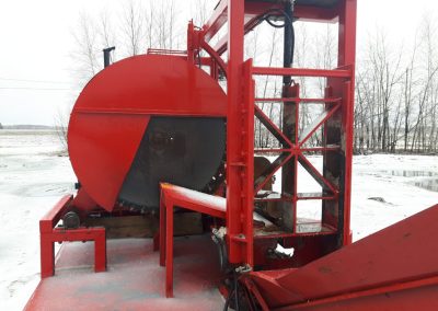 Machinerie de coupe de billot de bois à Montréal - Service Arbre Stéphane